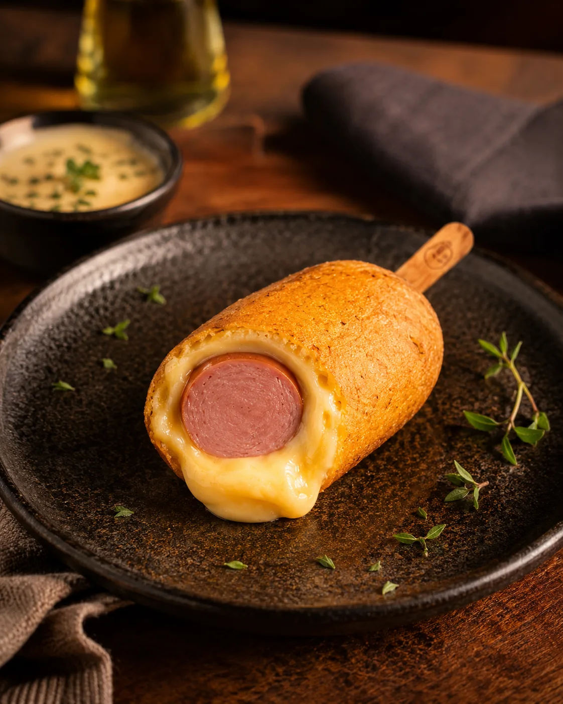 Hot Dog no Palito Cru - Maria Coxinha — pronto em minutos congelado