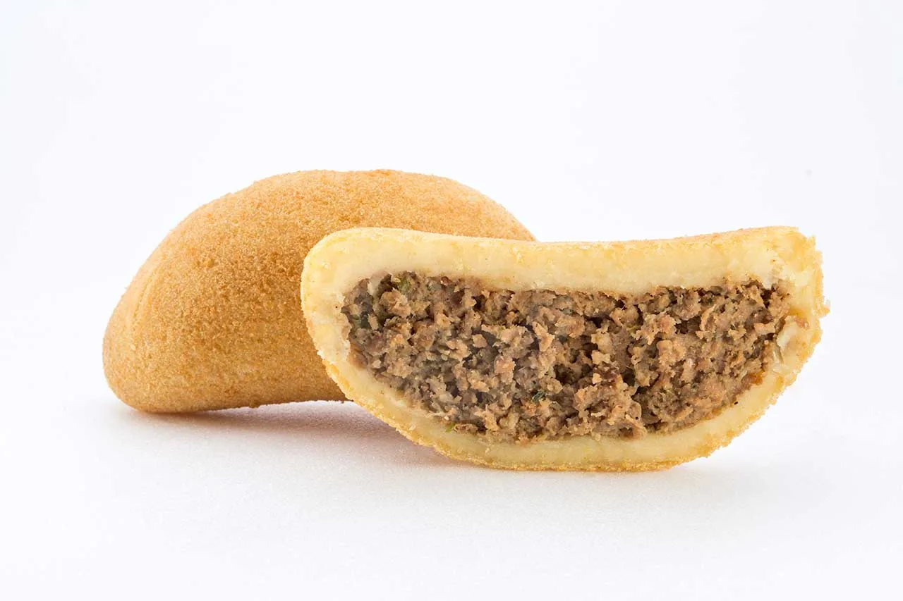Mini Risoles de Carne Frito - Sabor Foods — coquetel congelado